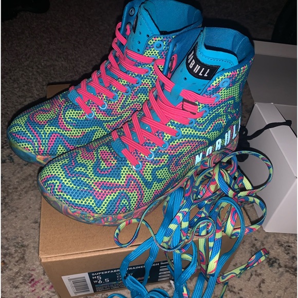 NOBULL Shoes Nobull High Top W65 Swirl Nwot Poshmark